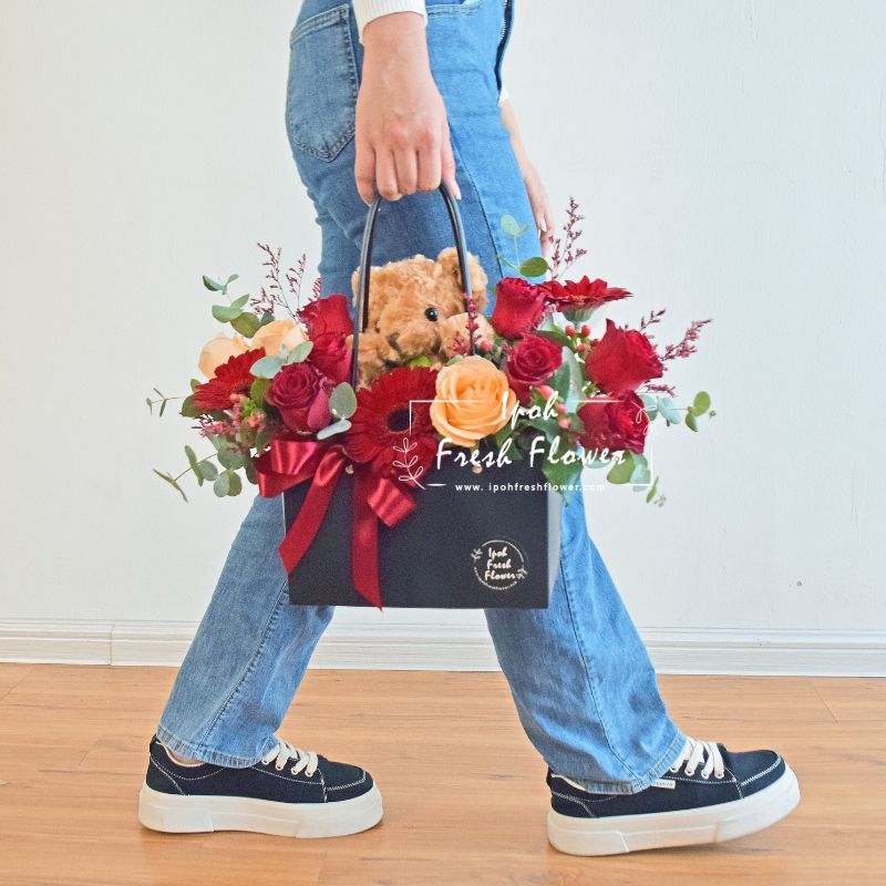 Huggies | Fresh Flower Basket | Same day delivery