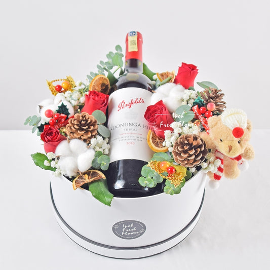 Joynous Noel| Christmas Gifts with Wine| Same Day Delivery