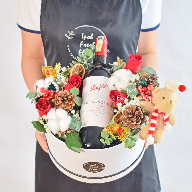 Joynous Noel| Christmas Gifts with Wine| Same Day Delivery