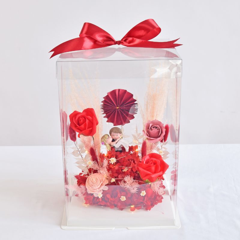 Kekkon Preserved Flower for anniversary| Same Day Delivery