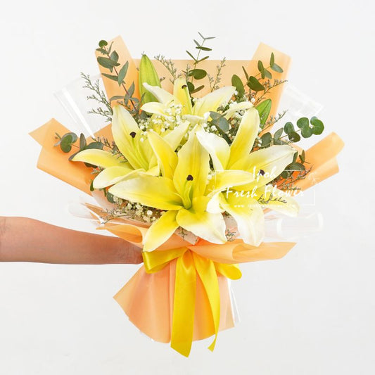 Lavish| Lilies Fresh Flower Bouquet| Same Day Delivery