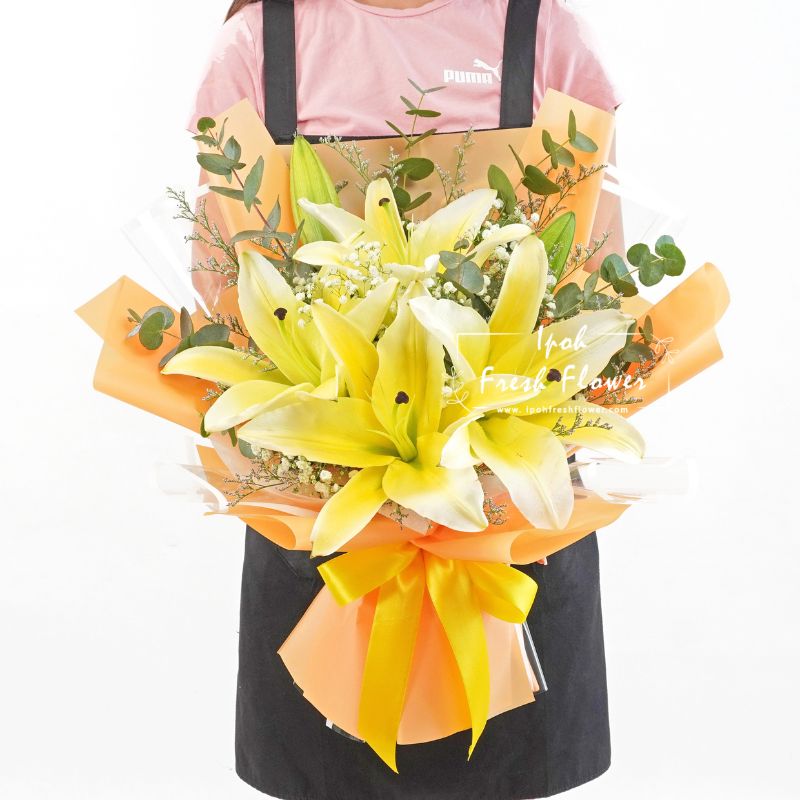 Lavish| Lilies Fresh Flower Bouquet| Same Day Delivery