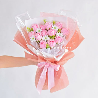 Leona| Soap Flower Bouquet| Same Day Delivery Ipoh