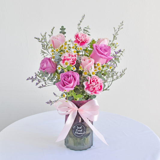 Lovely Day Vase Arrangement| Fresh Flower In A Vase