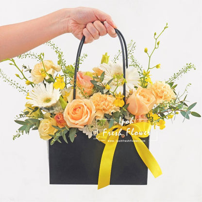Macie| Fresh Flower Basket| Same Day Delivery