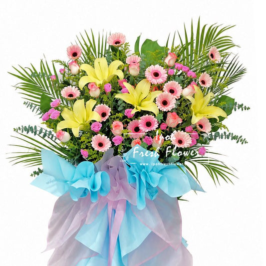 Majestic Blossoms| Oening Fresh Flower Stand| Same Day Delivery Ipoh