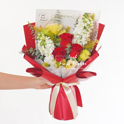 Mariana| Fresh Flower Bouquet| Same Day Delivery Ipoh Taiping