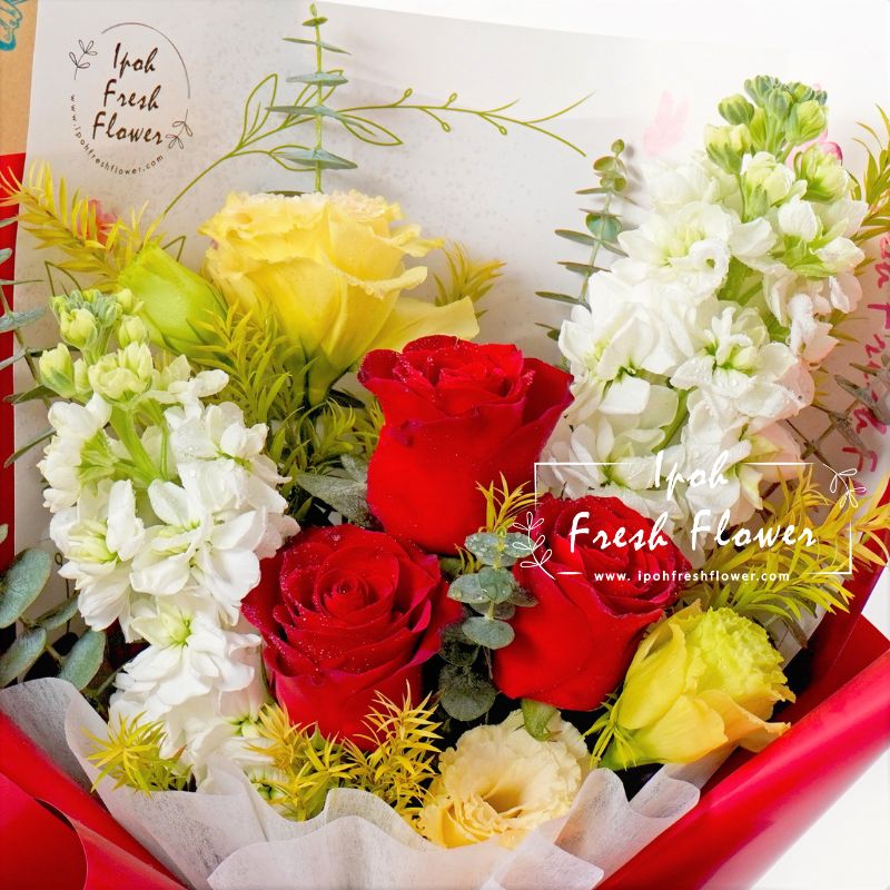 Mariana| Fresh Flower Bouquet| Same Day Delivery Ipoh Taiping