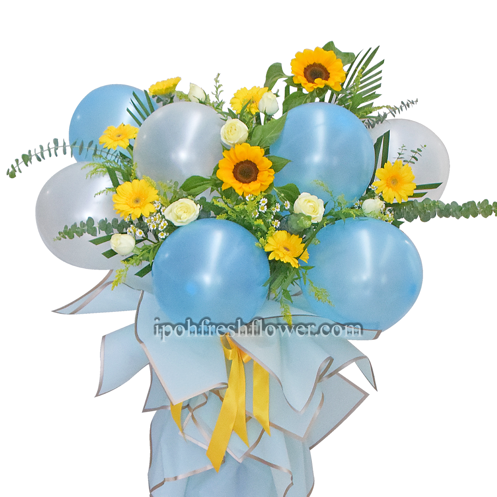 Mason| Grand opening flower stand with balloon| Free Delivery