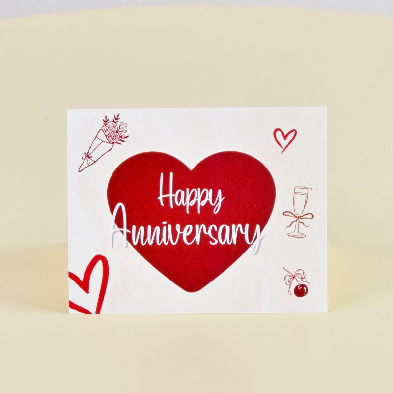 Happy Anniversary card| Add On| Same Day Delivery