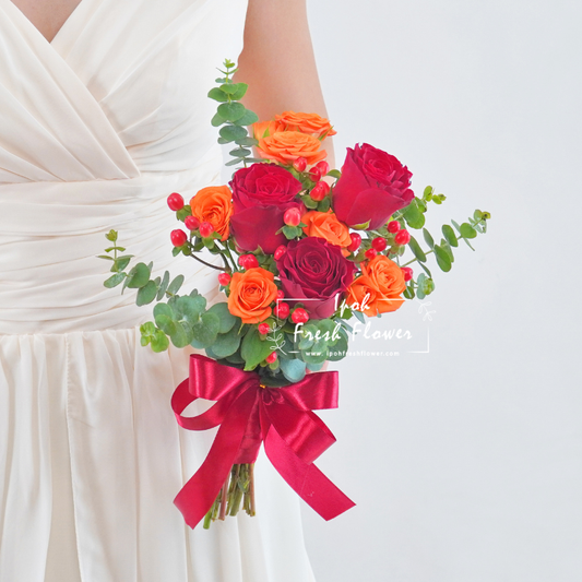 Mia Bridesmaid Bouquet| Flower Bouquet For Wedding & ROM