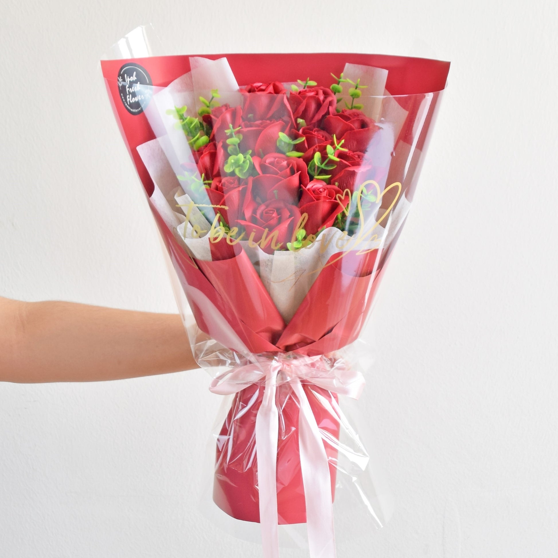 My Love| Red Soap Flowers Bouquet| Same Day Free Delivery