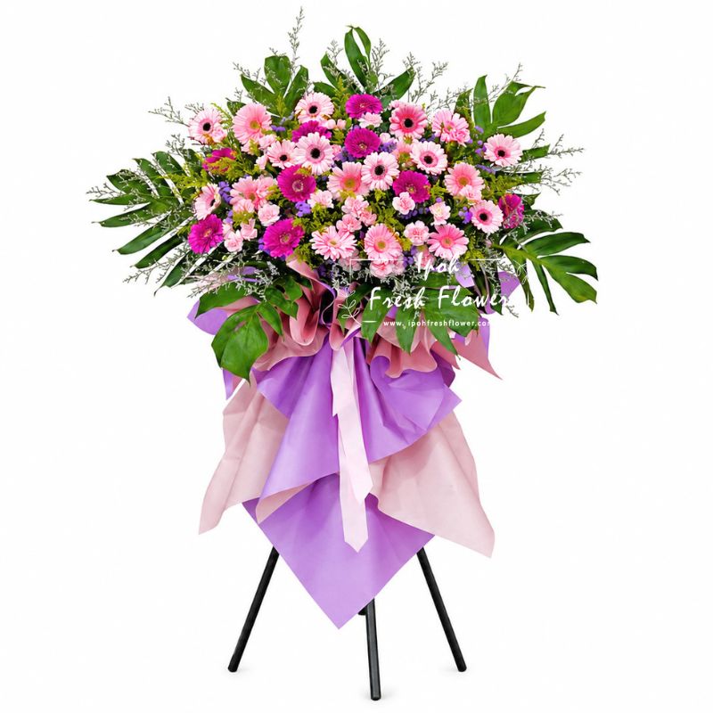 New Celebration| Fresh Flower Opening Stand| Same Day Delivery Ipoh 