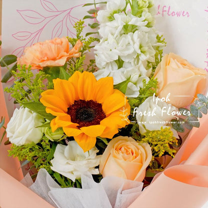 Nicole| Fresh Flower Bouquet| Same Day Delivery Ipoh Taiping