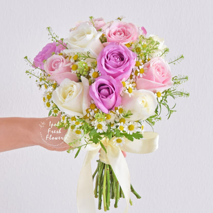 Nobel Bridal Bouquet| Personalized wedding & ROM flowers