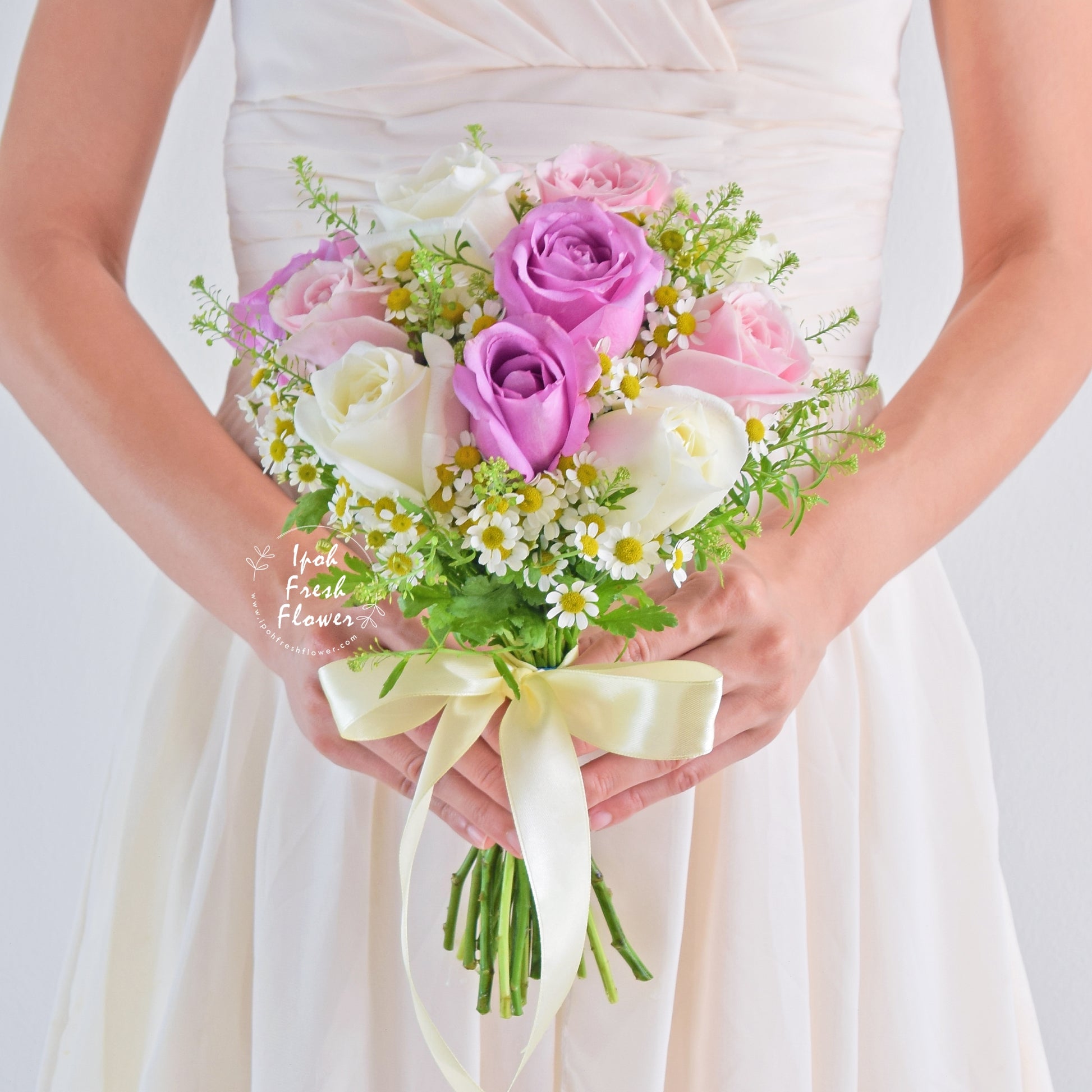 Nobel Bridal Bouquet| Personalized wedding & ROM flowers – Ipoh Fresh ...