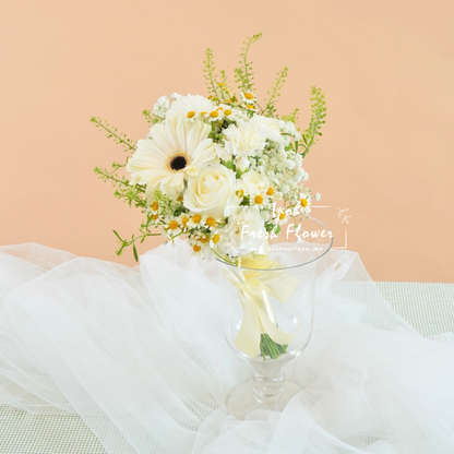 Nora Bridesmaid Bouquet| Flower Bouquet For Wedding & ROM
