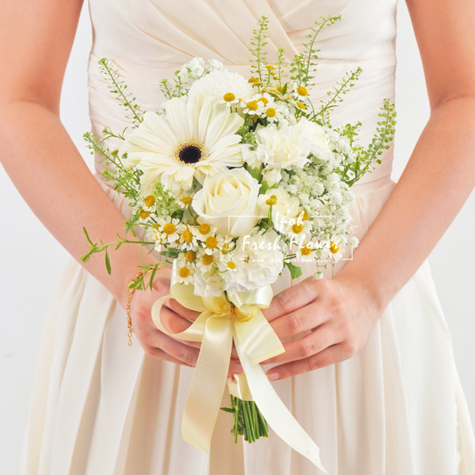 Nora Bridesmaid Bouquet| Flower Bouquet For Wedding & ROM