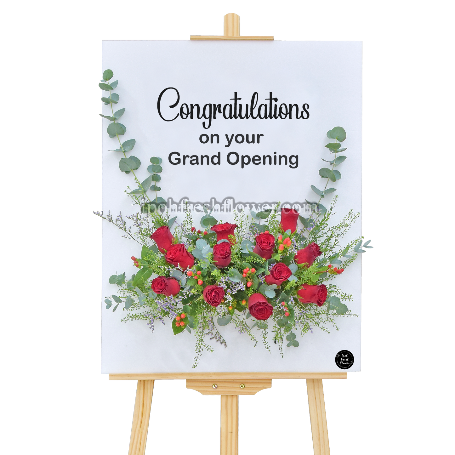 Oriental Scents| Grand Opening Fresh Flowers Board Stands & Congratulations flowers