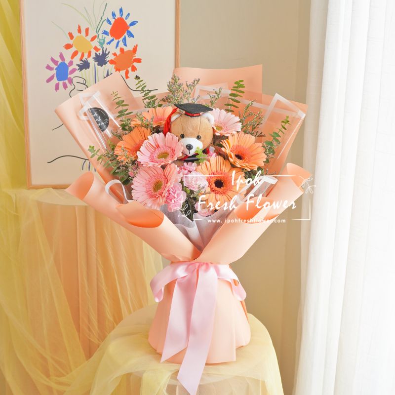 Pastel Grad| Graduation Bouquet| Graduation Gift Delivery Ipoh