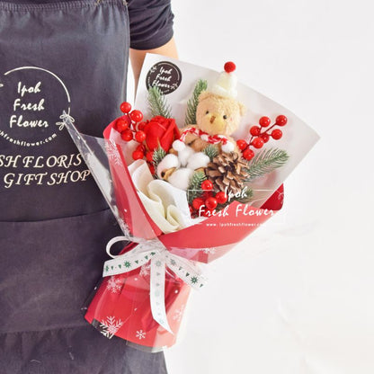 Petite Christ Soap Flower| Christmas Flower Bouquet| Same Day Delivery