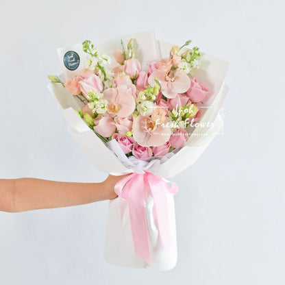 Pink Desire| Fresh Flower Bouquet| Same Day Delivery Ipoh Taiping