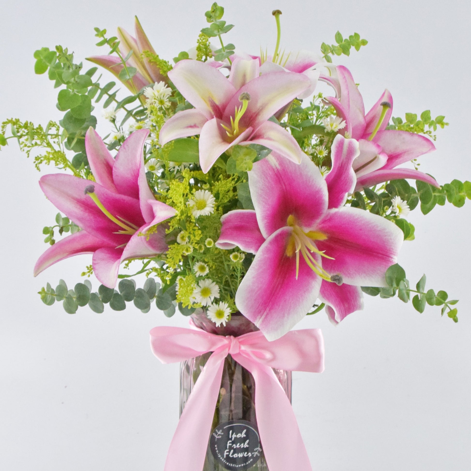Pink Perfection| Fresh Flower In A Vase| Same Day Delivery