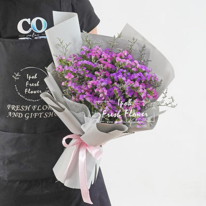 Pink Statice Bouquet| Dried Flower Bouquet Delivery