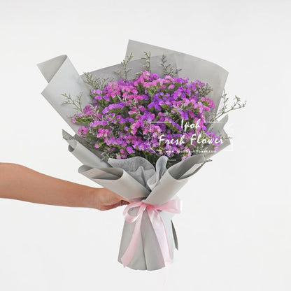Pink Statice Bouquet| Dried Flower Bouquet Delivery