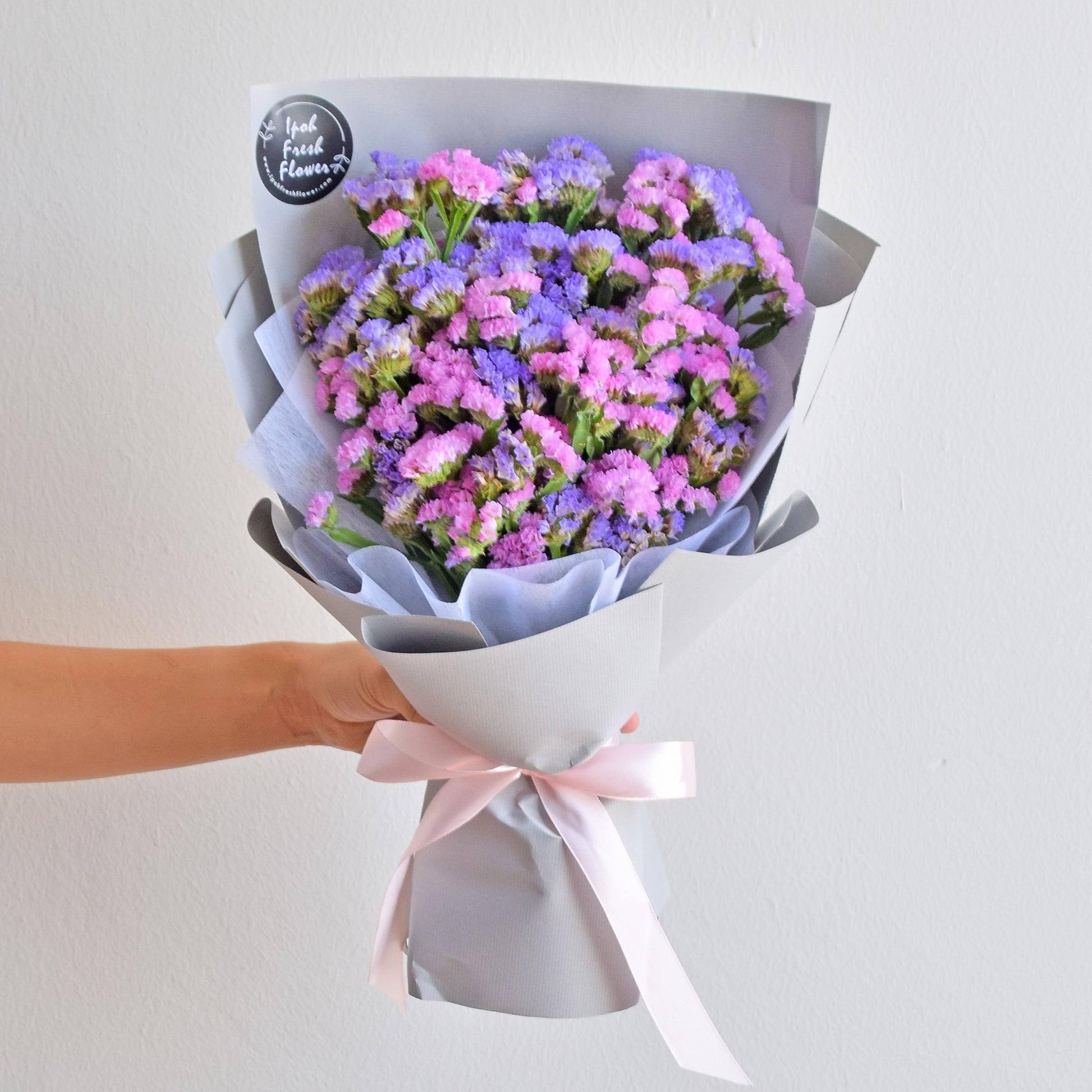 Pink Statice Bouquet| Dried Flower Bouquet Delivery