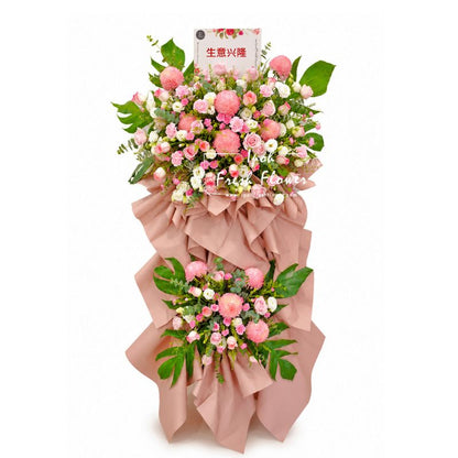Pinky Stand| Fresh Flower Grand Opening Stand| Same Day Delivery Ipoh