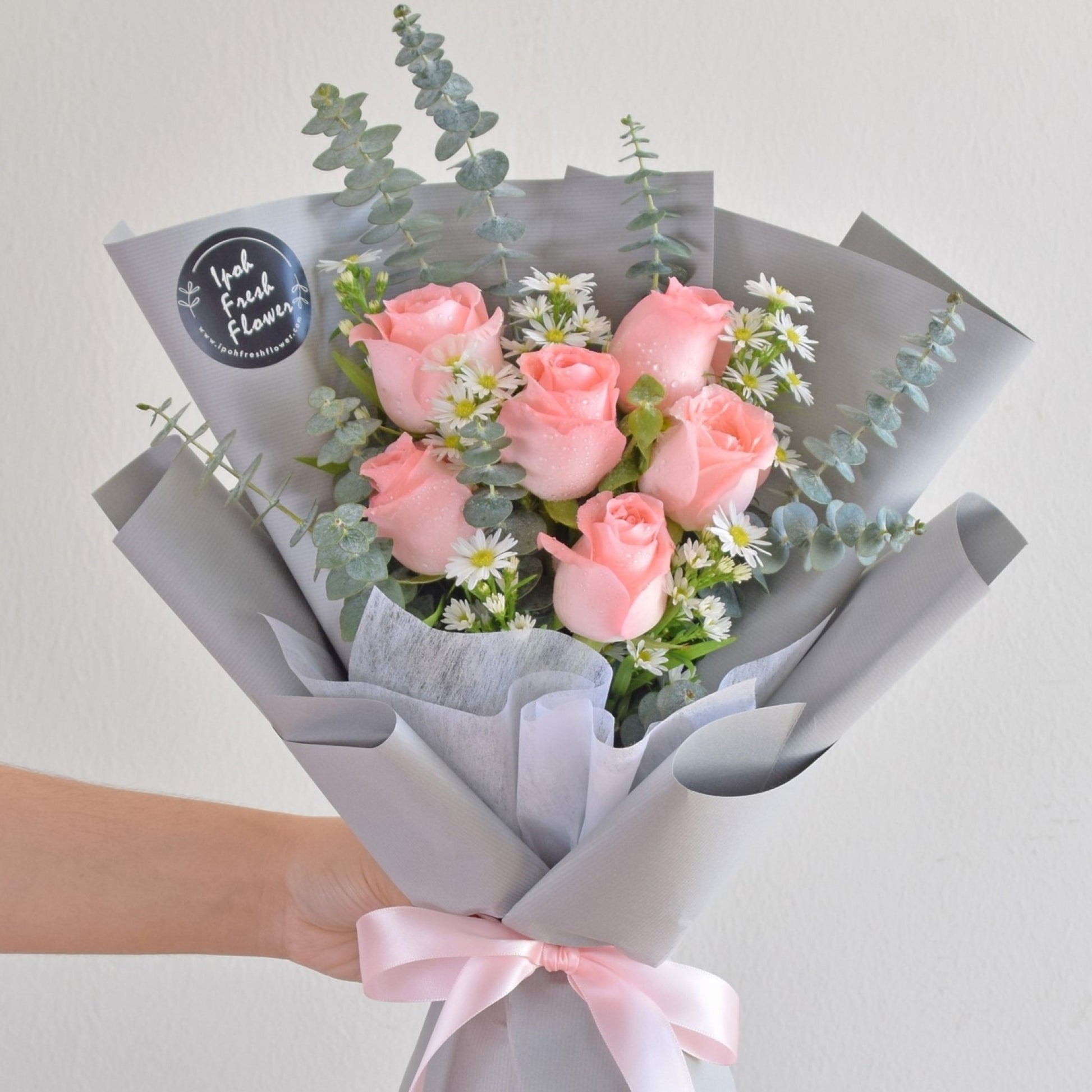 Pretty Pink| Pink Roses Bouquet| Fresh Flower Delivery