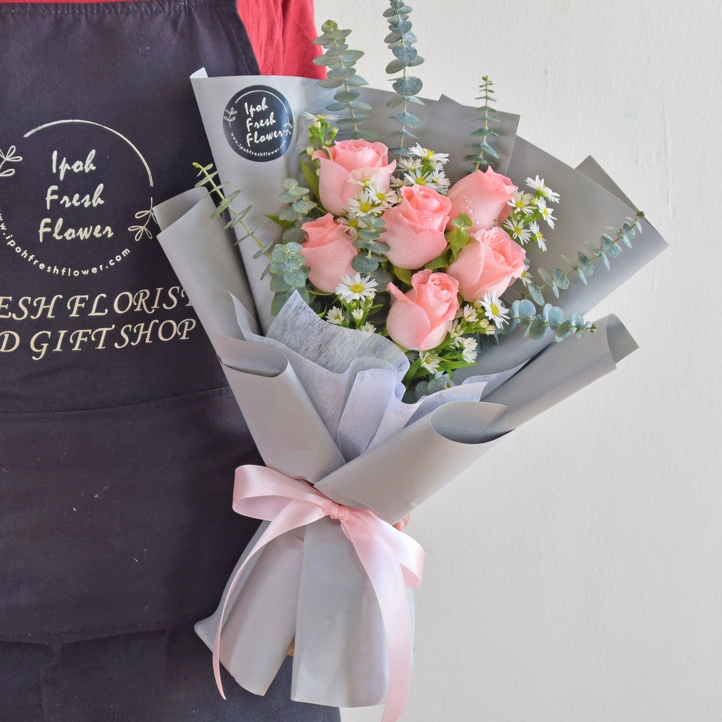 Pretty Pink| Pink Roses Bouquet| Fresh Flower Delivery