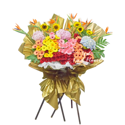 Propitious Startup| Fresh Flower Grand Opening Stand