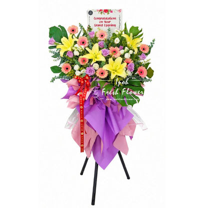 Prosperity Wishes| Oening Fresh Flower Stand| Same Day Delivery Ipoh