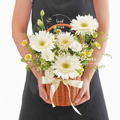 Pureness| Fresh Flower Basket