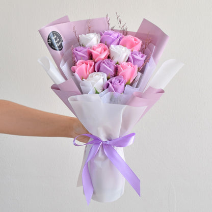 Purple Cartier| Soap Flower Bouquet| Same Day Free Delivery
