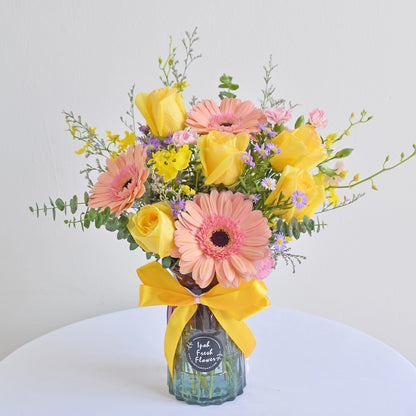 Raphael| Fresh Flower Vase Arrangement| Same Day Delivery