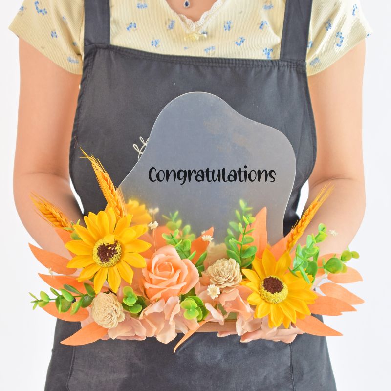 Raye Soap Flower | Opening Table Arrangement | Same day Delivery