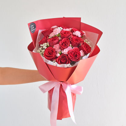 Rosalind| Valentine Roses Bouquet| Fresh Flower Delivery