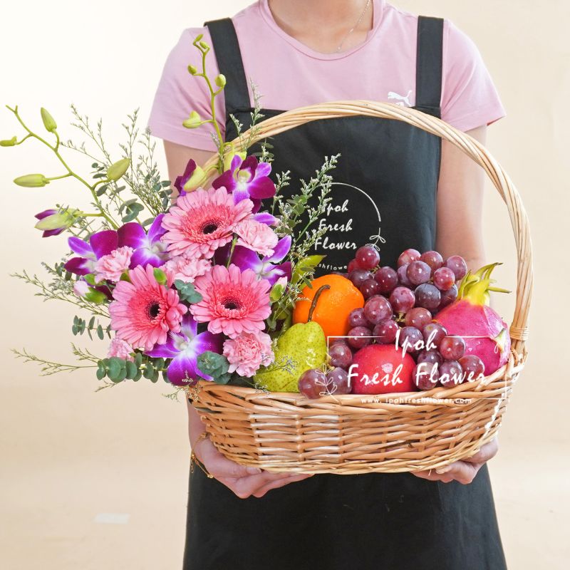 Seri Aidilfitri Fruit Basket| Raya Fruit Basket & Hamper Delivery| Same Day Delivery