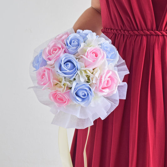 Shannon Soap Flowers Bridal Bouquet| Flower Bouquet For Wedding & ROM