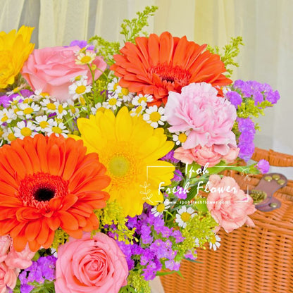 Sheila Vase Arrangement| Fresh Flower In A Vase| Same Day Delivery