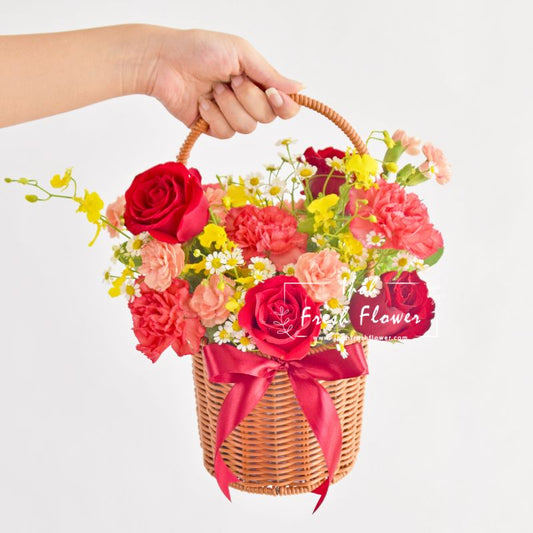 Shreya| Fresh Flower Basket| Same Day Delivery Ipoh
