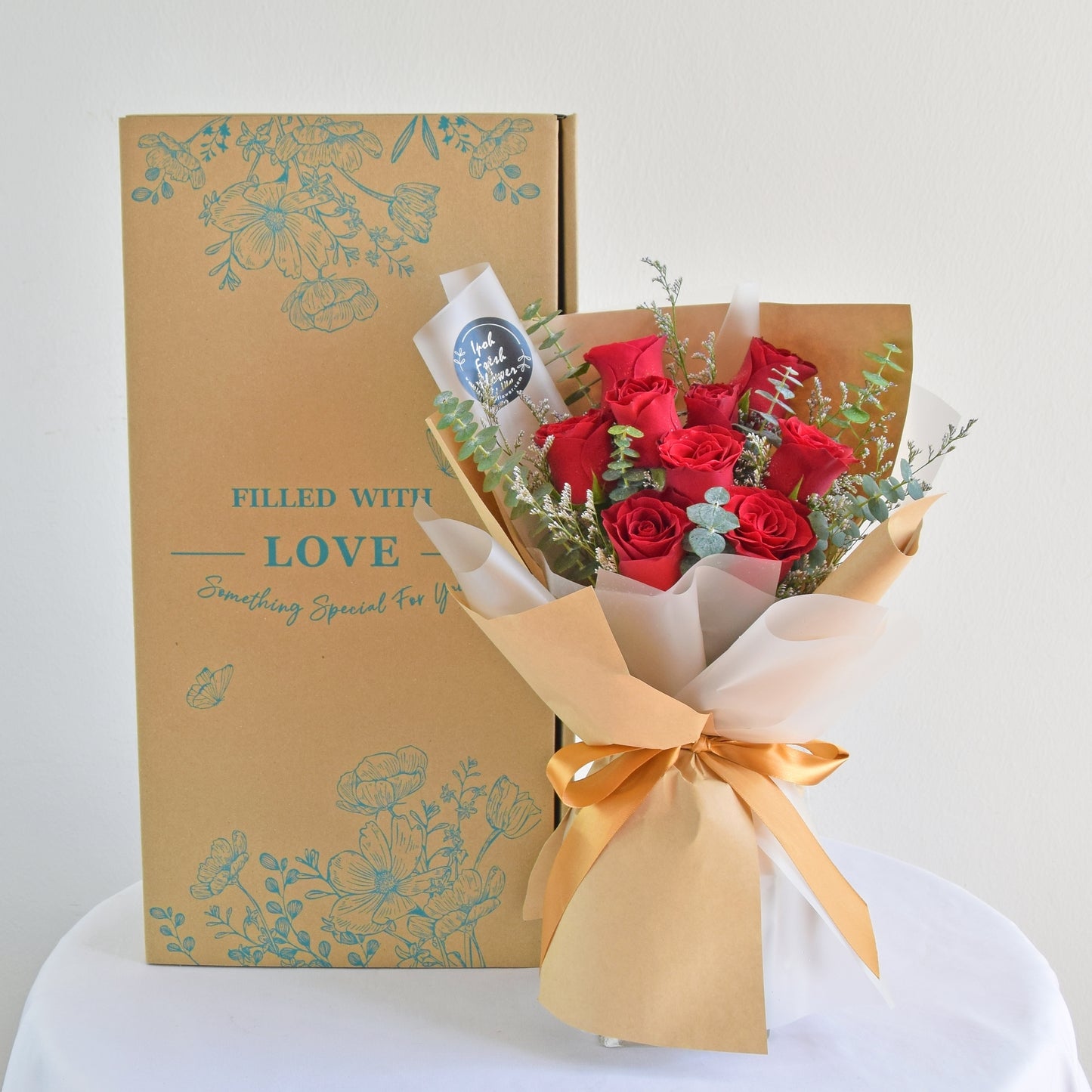 Soprano|Valentine's Fresh Flower Bouquet| Same Day Free Delivery