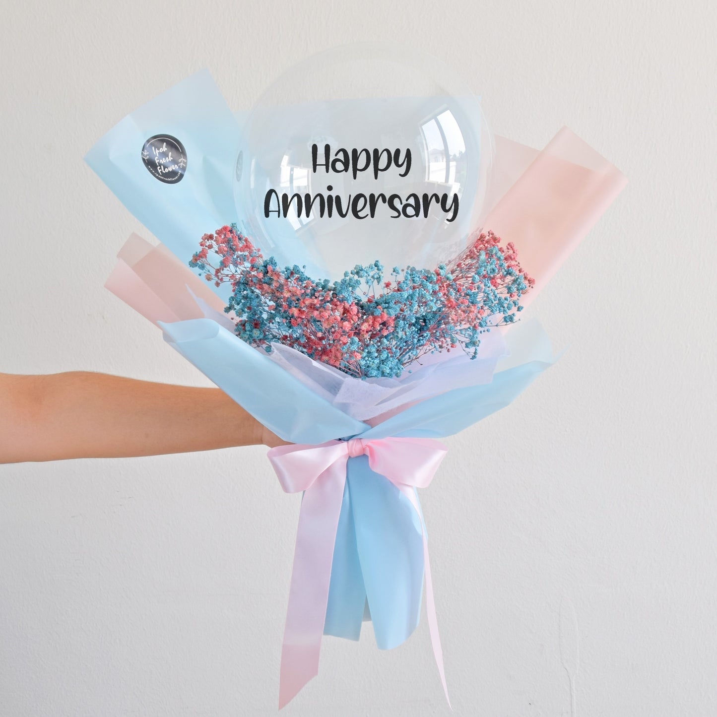Spring Blossom| Balloon Bouquet With Baby Breath| Same Day Free Delivery