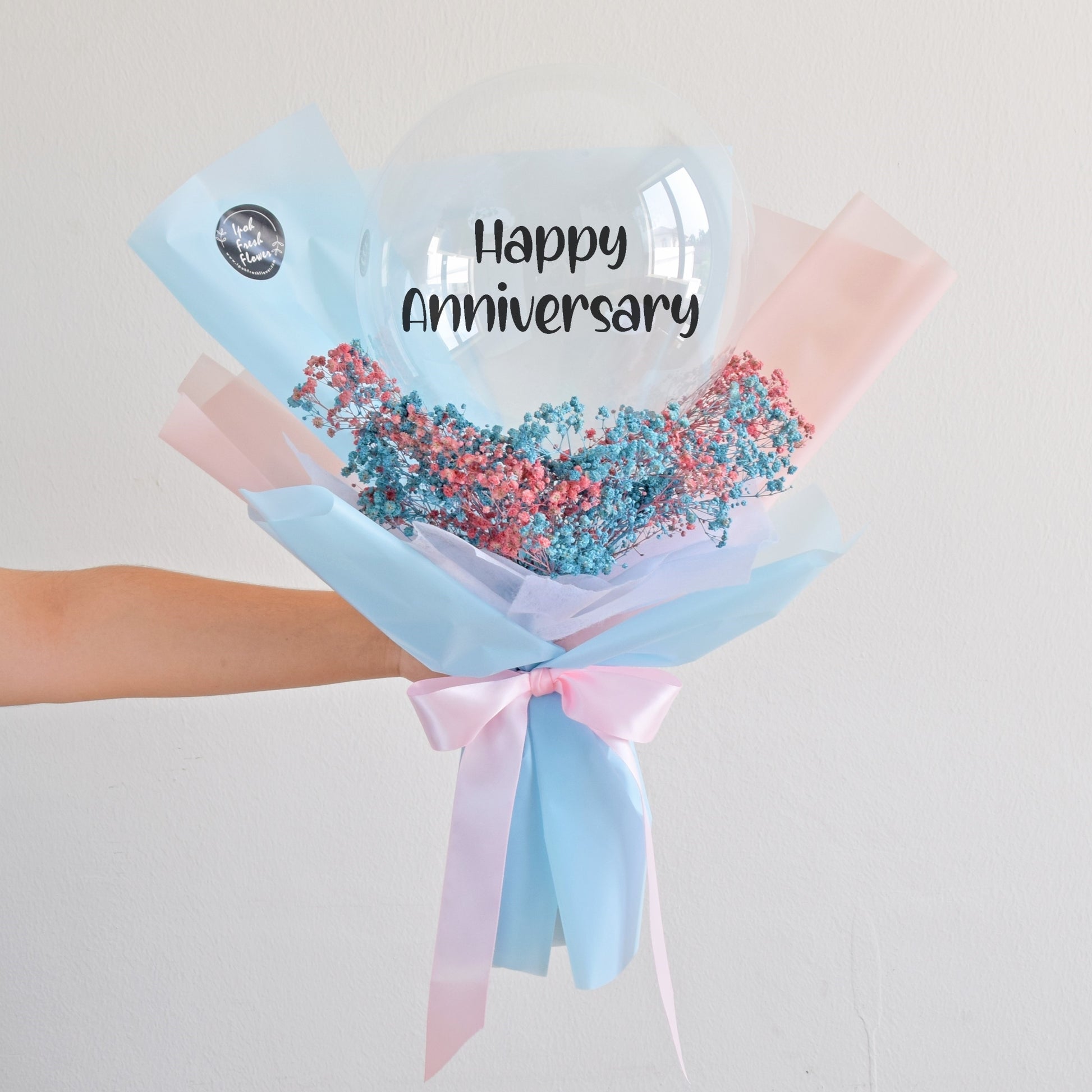 Spring Blossom| Balloon Bouquet With Baby Breath| Same Day Free Delivery