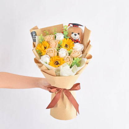 Sunshine Success Soap Flowers| Graduation Bouquet| Graduation Gift Delivery