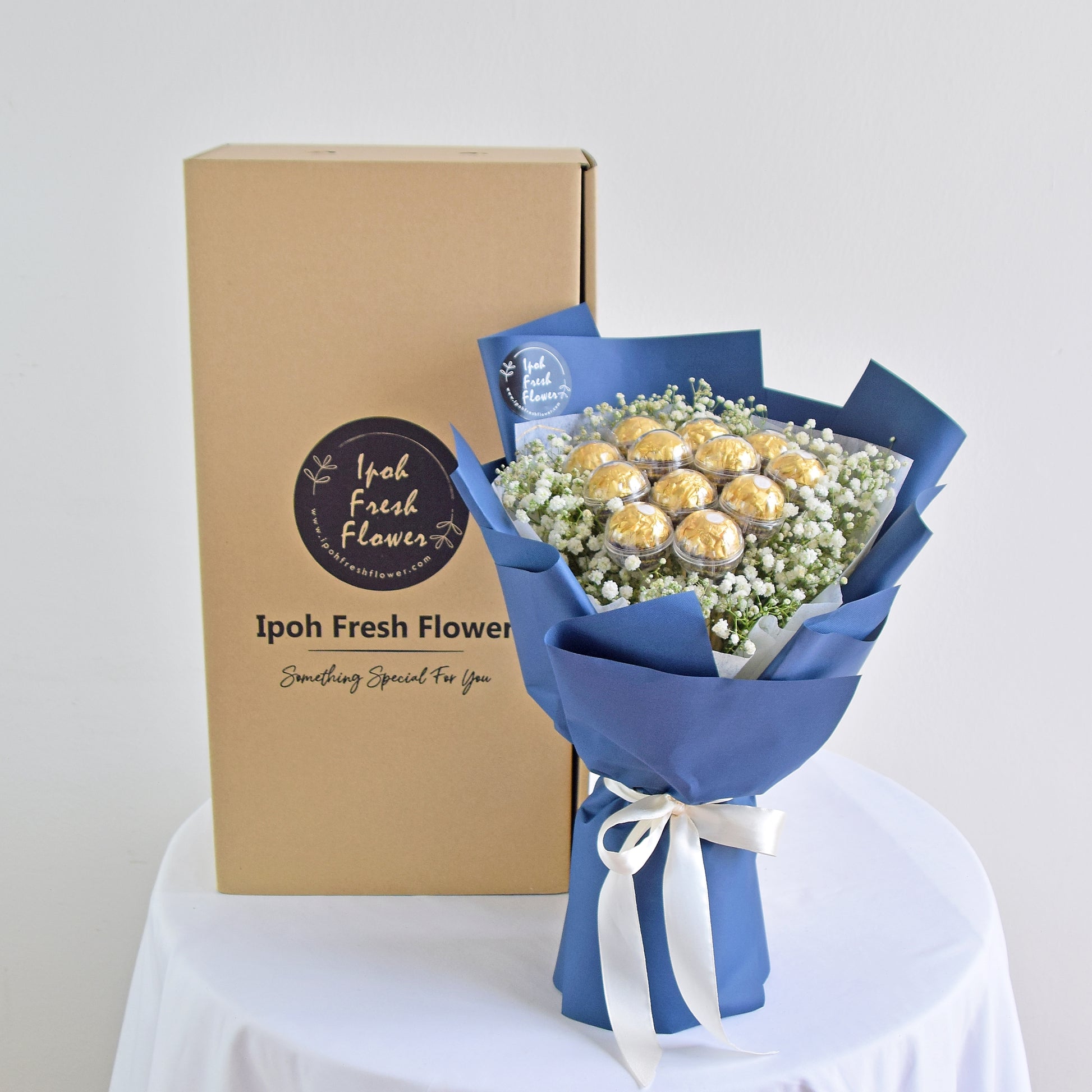 Sweet Bites| Fresh Flower & Chocolate Bouquet Gift| Same Day Delivery