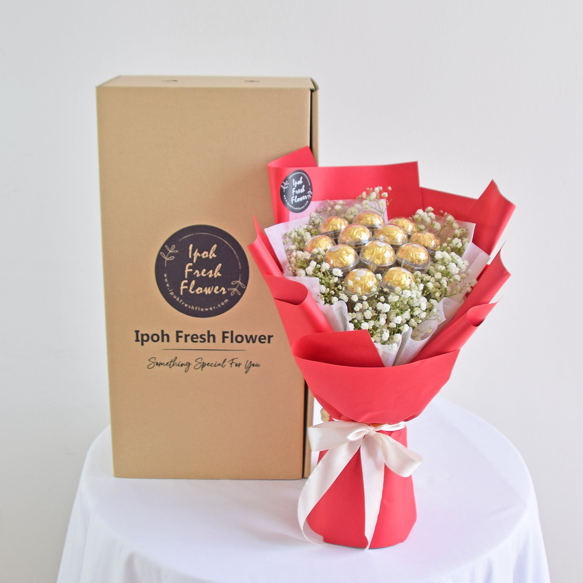 Sweet Bites| Fresh Flower & Chocolate Bouquet Gift| Same Day Delivery